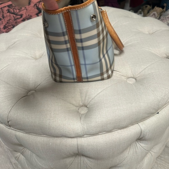 Burberry Eden Nova Check Handle Bag in Blue - Picture 11 of 15